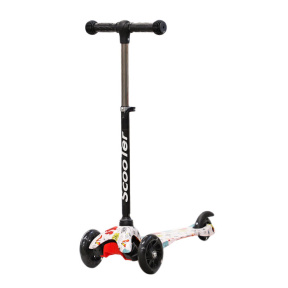 Детский самокат "21 Scooter" c 3-мя колесами, красный