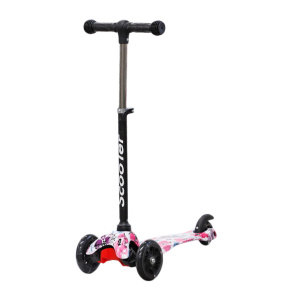 Детский самокат "21 Scooter" c 3-мя колесами, фиолетовый