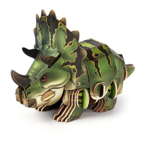 Puzzle 3D Triceratops – O călătorie fascinantă în lumea dinozaurilor, 61 piese