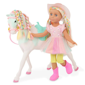 Păpușă Glitter Girls Gia 35cm cu căluț Gypsy
