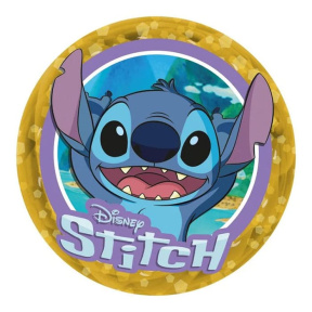 Minge săltăreață cu gliter Stitch, 10 сm
