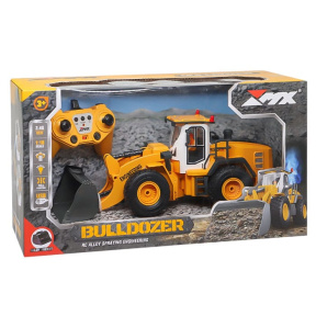Бульдозер 1:18 "MX" с генератором пара и пультом управления