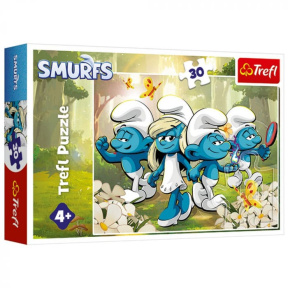 Пазлы "30" - "Smurf adventures / The Smurfs"