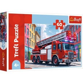 Puzzle "60" - Camion de pompieri