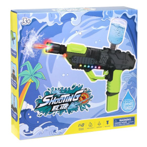 Pistol de apă electric cu lumină, verde