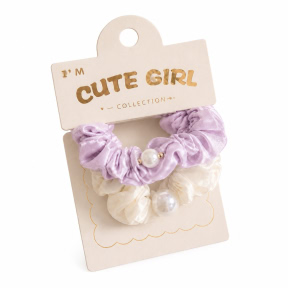 CHA Набор резинок для волос Cute Girl (2 шт.), фиолетовый микс