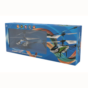 Вертолет с инфракрасным пультом управления на радиоуправлении, синий