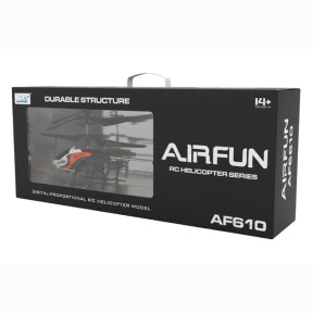 Вертолет на радиоуправленни, оранжевый