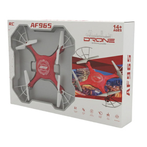 Квадрокоптер с фиксированной высотой, красный на радиоуправлении