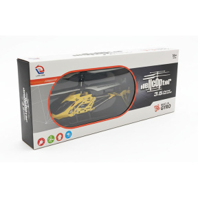 Вертолет с инфракрасным пультом управления, желтый