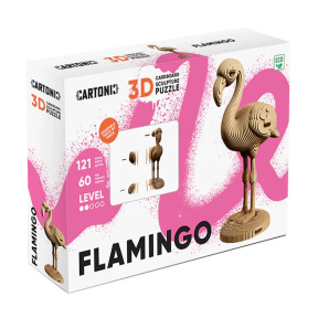 Puzzle 3D Cartonic FLAMINGO