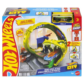 Set de joc Hot Wheels Atacul spiralat al șarpelui