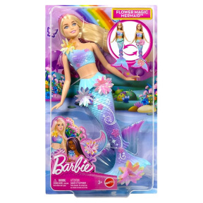 Кукла Barbie "Русалка с волшебными цветами"