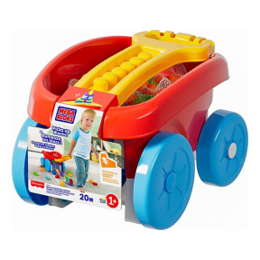 Набор конструктора в тележке Mega Bloks