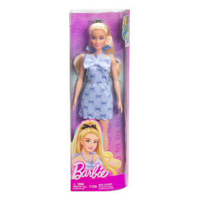 Кукла Barbie Fashionistas в синем платье