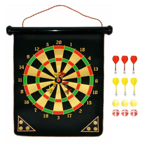 Darts cu pânză magnetică și 6 săgeți