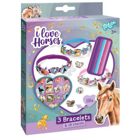I love horses 3 brățare + 18 pandative