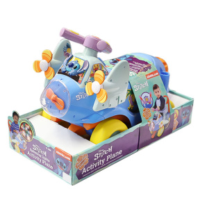 Tolocar "Avionul Stitch" cu lumină și sunet