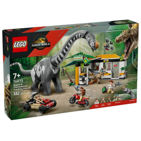 Конструктор LEGO Jurassic World Миссия по отслеживанию рапторов и титанозавров