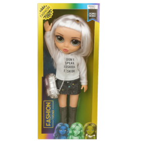 Кукла со светлыми волосами, со светом и звуком