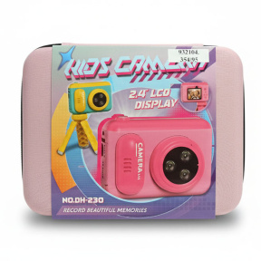 Камера с триподом, розовая