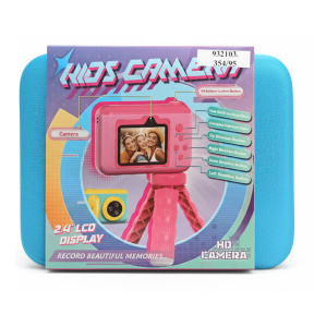 Камера с триподом, зеленая