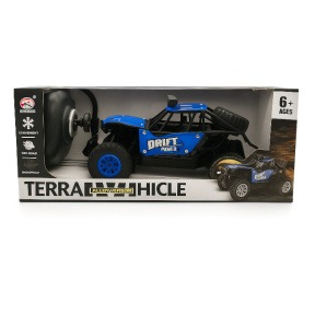 Mașina 1:20 cu telecomandă,Acumulator,4 functii, albastru