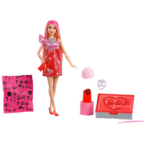 Кукла Barbie Party Unboxed в розово-красных тонах