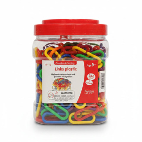 Игровой Набор в банке 360 шт., набор колец радуга