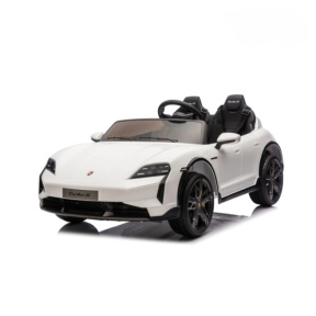 Mașină electrică GB Porsche Taycan Turbo S (2 locuri), 24V5AH x 1.45W x 2, alb