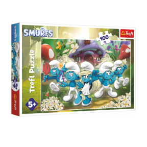 Пазлы "100" - Meet The Smurfs / IMPS Smerfy The Movie 2025