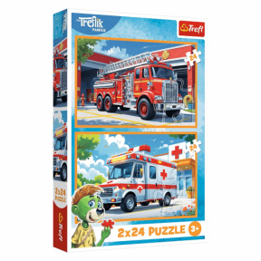 Puzzle Trefl "2x24" - In the Land of Joy