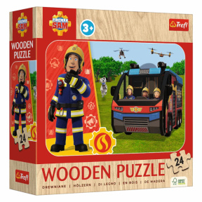 Пазлы Trefl "24 Wooden Puzzle" - Amazing Fireman / Prism A&D Fireman Sam