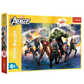Пазлы "160" - Superpowers / Disney Marvel The Avengers