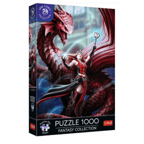 Пазлы "1000 Premium Plus" - "Fantasy Collection: Szkarłatny Mag"