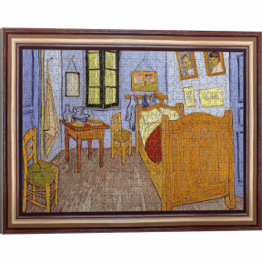Puzzle "500 ArtFrame Puzzle" - Vincents Bedroom in Arles, Vincent van Gogh