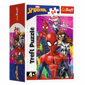 Puzzle Trefl "54 Mini" - Agility and courage / Disney Marvel Spiderman (54216)
