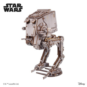 3D Деревянный пазл Ugears Star Wars AT-ST Walker™, 370 элементов