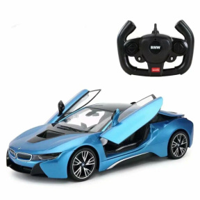 Машина на р/у RASTAR 1:14 BMW i8, 71000, синяя