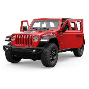 Mașină  RASTAR Die cast 1:32 Jeep Wrangler Rubicon 4xe, roșu