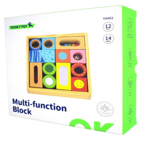 Bloc multifunctional din lemn "Castel"Tooky Toy