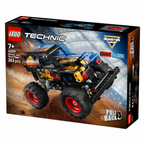 Constructor LEGO Technic Monster Jam Grave Digger Foc și gheață