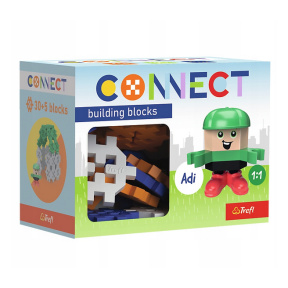 Конструктор Connect с игровой фигуркой Adi Trefl