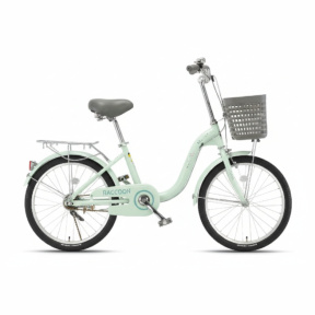 Bicicletă pentru copii cu 2 roți, 20 inch, verde