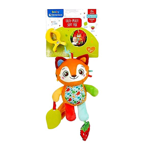 Мягкая игрушка Clementoni для коляски Лисёнок