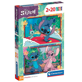 Пазл Clementoni " Disney Stitch", 2 пазла по 20 элементов