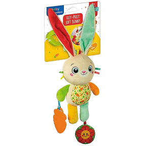 Jucarie moale Clementoni pentru carucior Iepuras