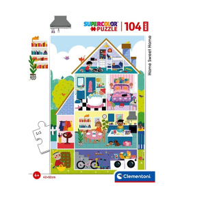 Puzzle Clementoni "Casa, dulce casa", 104 piese, MAXI