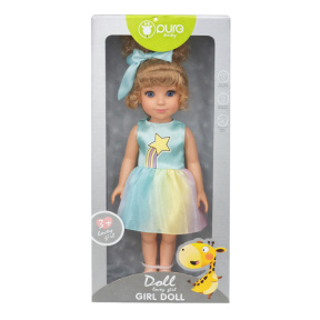 Кукла Pure baby 14" в платье со звездочкой