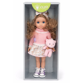 Кукла Pure baby 16" с мишкой